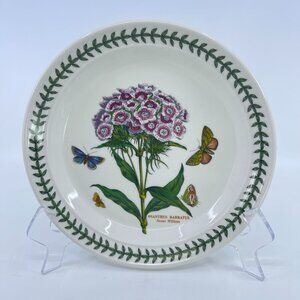 portmeirion botanic garden collection salad plate "sweet william" pattern